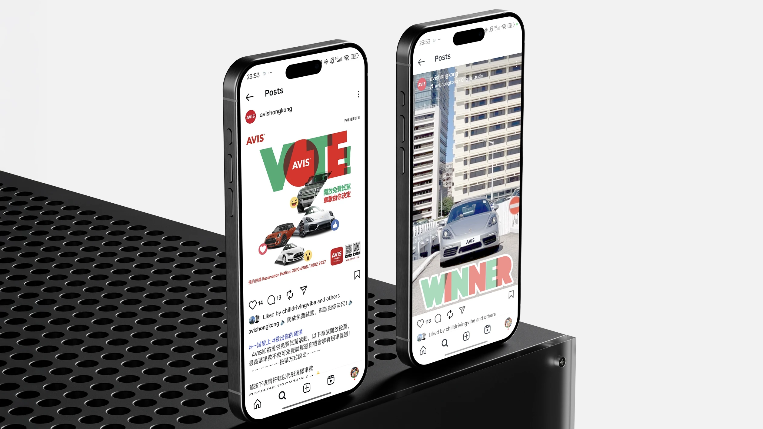 Avis Social Voting Campaign and Fleet Activation